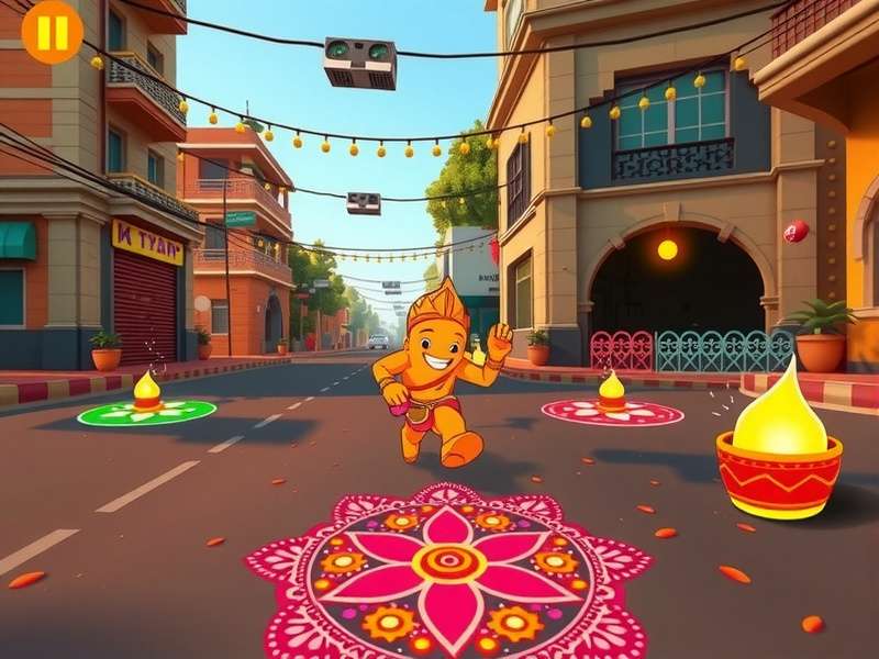 Ginger Hyper Run Diwali edition featuring firecracker obstacles and rangoli designs